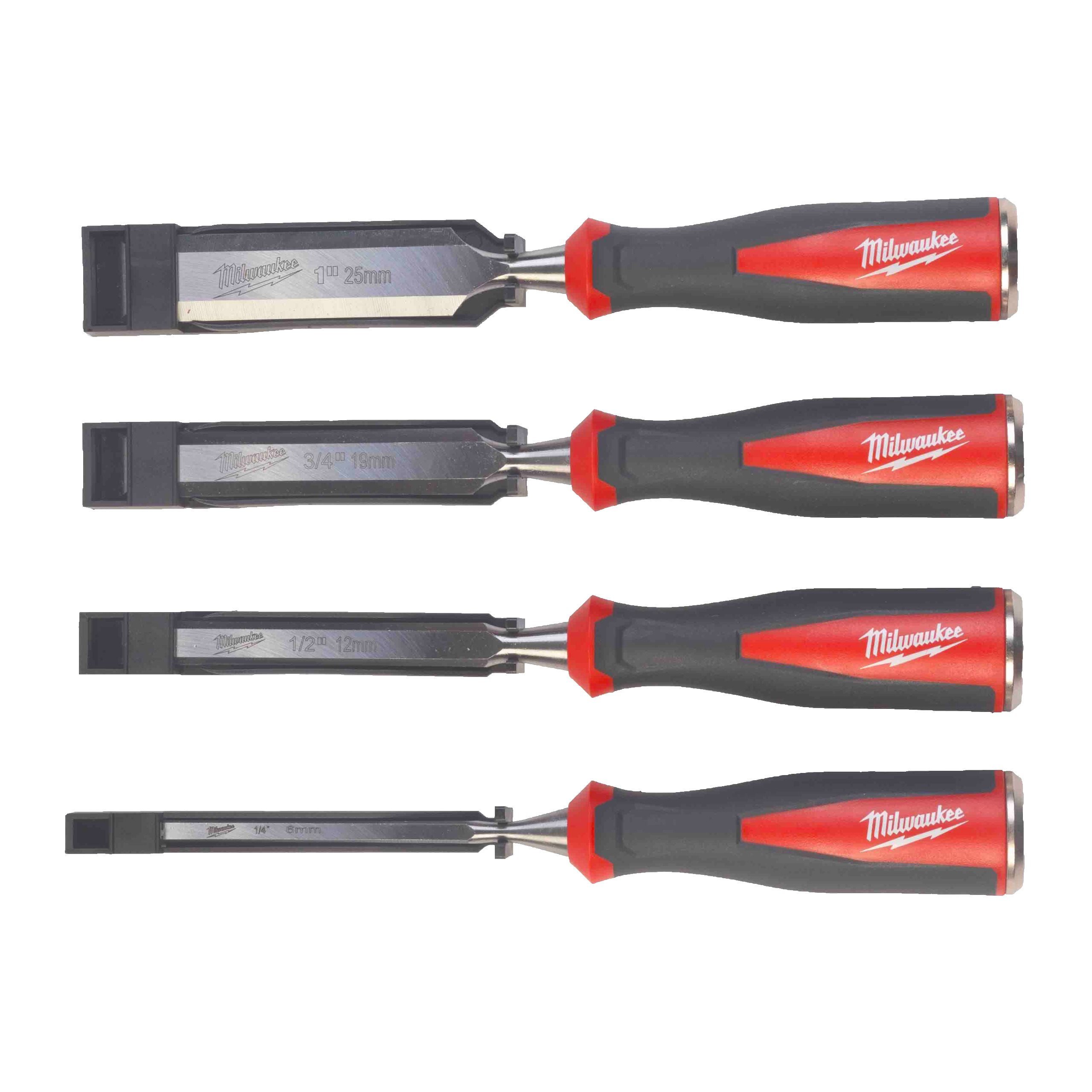 MILWAUKEE 4932479897 BEVELED EDGE CHISELS SET 4pc